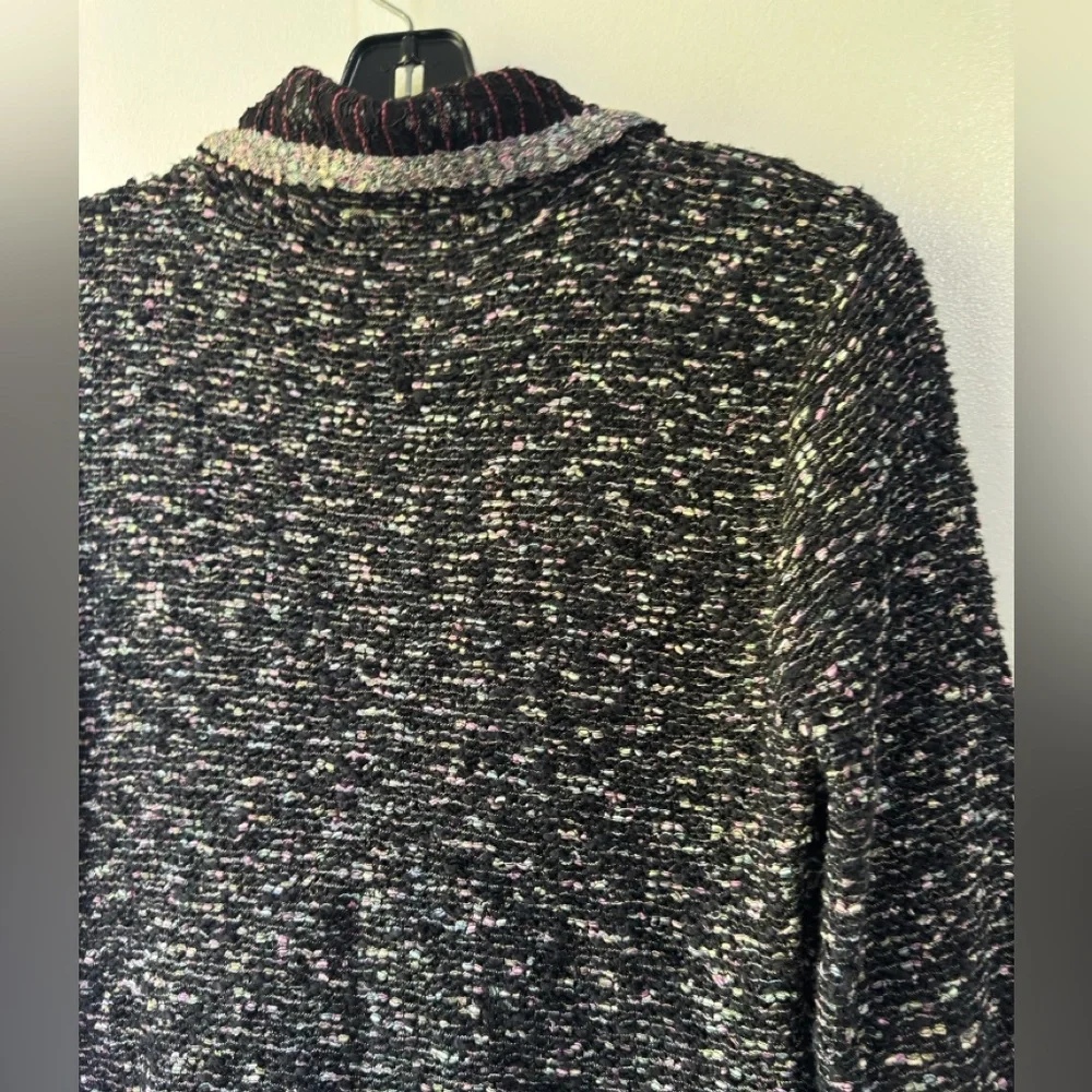 Y2K Vintage Mieka Black and Gray Textured Blazer